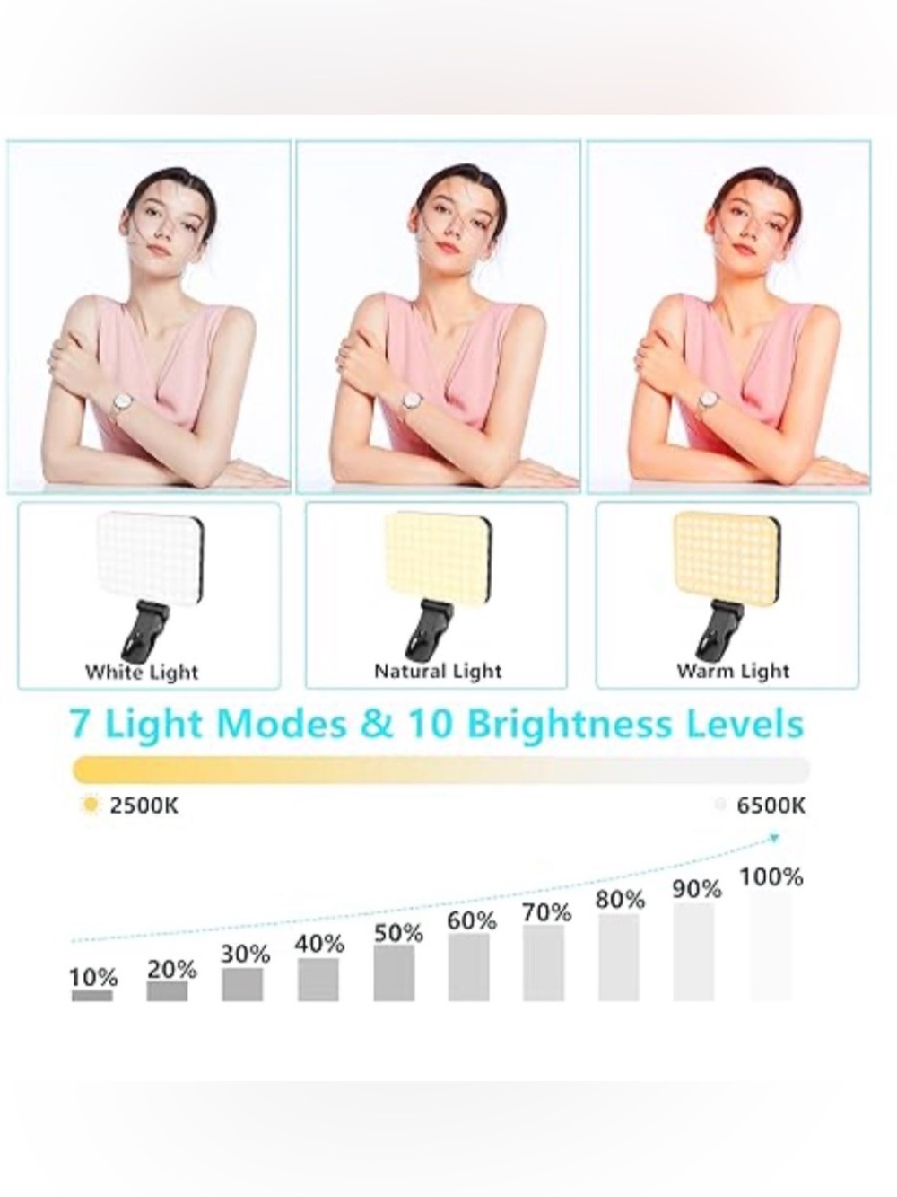 LED Selfie Light - Picture 3 of 16